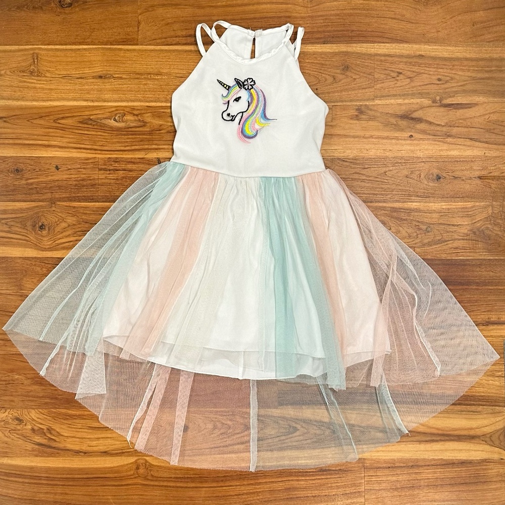 Speechless Kids Embroidered Unicorn Dress Size 4T